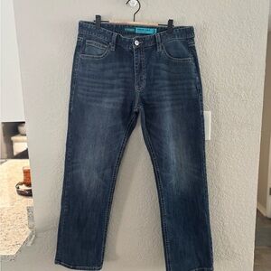 Rock & Roll Denim Revolver-Slim Fit Straight Boot Jeans